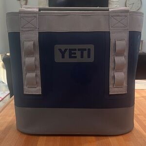 YETI Blue and Gray Duffel Bag